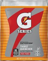 Gatorade 03808 Thirst Quencher Instant Powder Sports Drink Mix, Powder, Fruit Punch Flavor, 8.5 oz Pack, Pack of 40