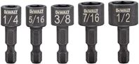 DeWALT DWAIND-5 Nutsetter Set, 5-Piece, Compact, Steel