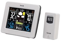 Taylor 1736 Weather Forecaster, Battery, 122 deg F, 20 to 95 % Humidity Range, LCD Display, White