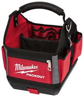 Milwaukee 48-22-8310 Tool Tote, 10 in W, 11 in D, 13 in H, 28-Pocket, Polyester, Red