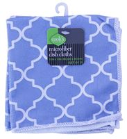 Cooks Kitchen 1005 Dish Towel, 12 in L, 12 in W, Microfiber, Pack of 6