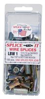 New Farm LBW1 Wire Splice, Stainless Steel, For: 12.5 to 14 ga Barbed Wire, 9 ga Top and Bottom Woven Fence