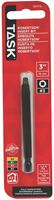 Task T67713 Screwdriver Bit, #3 Drive, 3 in L, Hardened Tool Steel