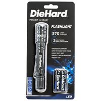 Dorcy 41-6647 Flashlight, AA Battery, Alkaline Battery, 270, Flood Beam, 100 m Beam Distance, 3 hr 15 m Run Time, Silver, Pack of 3