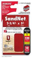 Diablo SandNet DND234120S10N Sanding Sheet, 2-3/4 in L, 120 Grit, Aluminum Oxide Abrasive