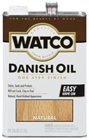 Watco 65731 Danish Oil, Natural, Liquid, 1 gal, Can, Pack of 2