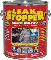 Gardner LEAK STOPPER Series 0311-GA Roof Patch, Black, Liquid, 1 gal, Pack of 4