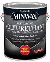 Minwax 319010000 Polyurethane, Semi-Gloss, Liquid, Clear, 1 gal, Can, Pack of 2