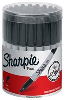 Sharpie 35010 Permanent Marker, Fine Lead/Tip, Black Lead/Tip, Pack of 36