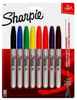 Sharpie 30217 Permanent Marker, Fine Lead/Tip, Assorted Lead/Tip