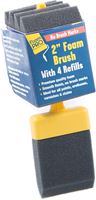 Foampro 72-4 Paint Brush, 2 in W Brush, Pack of 12
