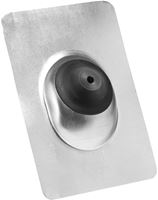 Hercules No-Calk Series 11830 Roof Flashing, 12-1/2 in OAL, 9 in OAW, Galvanized Steel