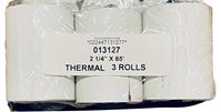 R3 013127 Thermal Paper, 85 ft L, 2-1/4 in W