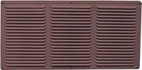 Master Flow EAC16X8BR Undereave Vent, 65 sq-ft Net Free Ventilating Area, Aluminum, Brown, Pack of 36