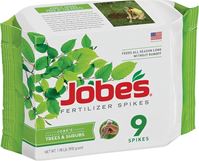 Jobes 01310 Fertilizer, 4 lb Pack, Spike, 16-4-4 N-P-K Ratio