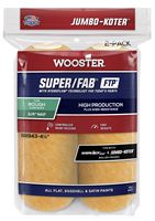 Wooster RR943-4 1/2 Paint Roller Cover, 3/4 in Thick Nap, 4-1/2 in L, Fabric Cover, Lager