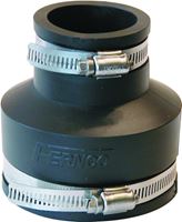 Fernco P1056-315 Coupling, 3 x 1-1/2 in, PVC, Black, 4.3 psi Pressure
