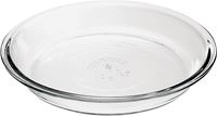 Oneida Oven Basics Series 82638L11 Pie Plate, 1.5 qt Capacity, Glass, Clear, Dishwasher Safe: Yes, Pack of 6