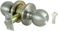 ProSource Entry Knob, Stainless Steel, SC1 Keyway, 2 Grade