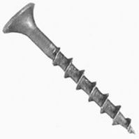 ProFIT 0297102 Deck Screw, #6 Thread, 1-5/8 in L, Coarse Thread, Bugle Head, Star Drive, Sharp Point, Ceramic