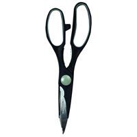 Chef Craft 21000 Kitchen Shears, Stainless Steel Blade, Plastic Handle, 8 in OAL, Sharp Blade, Dishwasher Safe: Yes