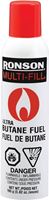 Ronson Multi-Fill 99148 Butane Fuel, 165 g Refill Pack, Pack of 12