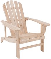 Seasonal Trends JN-16N Adirondack Chair, 5-1/4 in W, 20-1/2 in D, 36-3/4 in H, Cypress Seat, Cypress Frame