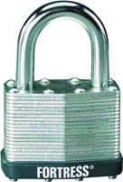 Master Lock 1805D Padlock, Keyed Different Key, 5/16 in Dia Shackle, 1-1/4 in H Shackle, Steel Shackle, Steel Body