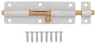 ProSource CL-702-PS Barrel Bolt, 0.31 Dia in Bolt Head, 6 in L Bolt, Brass Pin/Steel, Galvanized