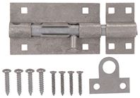 ProSource 33305MGS-PS Padlockable Barrel Bolt, 0.31 Dia in Bolt Head, 6 in L Bolt, Galvanized Steel