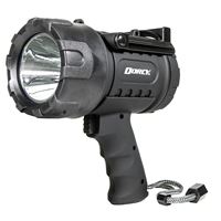 Dorcy Pro 41-1038 Rechargeable Spotlight, 1-Lamp, LED Lamp, 1850 Lumens, Black Fixture