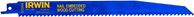 Irwin 372956 Reciprocating Saw Blade, 2 in W, 9 in L, 6 TPI, Bi-Metal Cutting Edge