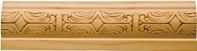 Waddell MLD363 Base Moulding, 96 in L, 3-1/8 in W, Pine Wood, Pack of 10