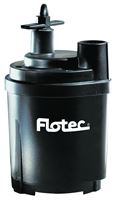 Flotec Flotec Tempest FP0S1300X Submersible Utility Pump, 115 V, 0.166 hp, 1 in Outlet, 1470 gph, Thermoplastic