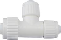 Flair-It 16824 Reducing Tube Tee, 3/4 x 1/2 x 1/2 in