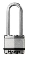 Master Lock Magnum Series M1XKADLJ Padlock, Keyed Different Key, 5/16 in Dia Shackle, 2-1/2 in H Shackle, Zinc