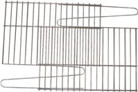 GrillPro 91250 Rock Grate, 25 in L, 1 to 14 in W, Steel, Porcelain Enamel-Coated