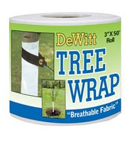 DeWitt TW3W Tree Wrap, 50 ft L, 3 in W, Polypropylene