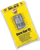 Warps Easy-On Series ESD-24 Storm Window Kit, 36 in W, 2 mil Thick, 84 in L, Clear, Pack of 24