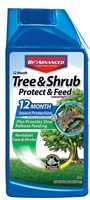 BioAdvanced 701810A Concentrated Tree and Shrub Protect and Feed II, Liquid, Green, 32 oz Bottle