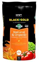 sun gro BLACK GOLD 140204016QTP Potting Mix, Granular, Brown/Earthy, 120 Bag