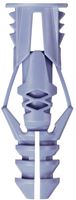 Cobra Anchors 172R Wall Anchor, 1-1/4 in L, Polyethylene, 46 lb