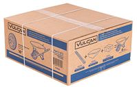 Vulcan Wheelbarrow Parts w/16 in Flat Free Wheel, For 6 cu-ft Steel Wheelbarrow Kit
