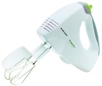 Black+Decker MX3000W Hand Mixer, 120 V, 250 W, 6-Speed, Gray/White