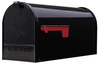 Gibraltar Mailboxes Elite Series E1600B00 Mailbox, 1475 cu-in Capacity, Galvanized Steel, Powder-Coated, 8.7 in W, Black