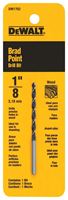 DeWALT DW1702 Drill Bit, 1/8 in Dia, 2-3/4 in OAL, Twist Flute, 1/8 in Dia Shank, Straight Shank