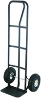 ProSource Hand Truck, 600 lb Weight Capacity, 14 in W x 9 in D Toe Plate, Steel, Black