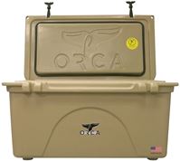 Orca ORCT075 Cooler, 75 qt Cooler, Tan, Up to 10 days Ice Retention