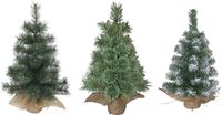 Hometown Holidays 27720 Burlap Tree, 20 in H, Pack of 12