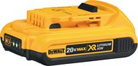 DeWALT DCB203 Rechargeable Battery Pack, 20 V Battery, 2 Ah